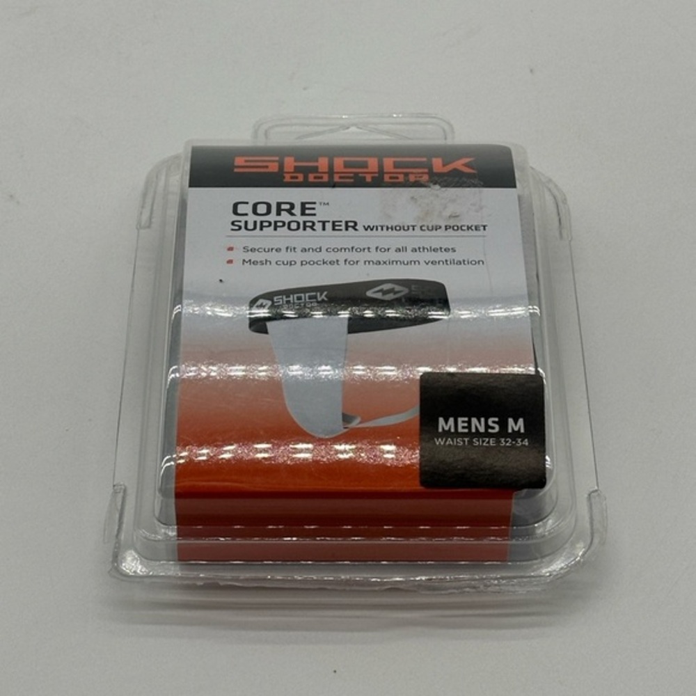 Shock Doctor Core Supporter Without Cup Pocket Mens‎ M 32-34 Brand New